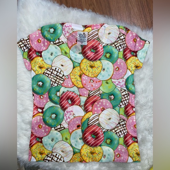 Doughnut Novelty Sugar Print Shirt XL NWOT - Picture 1 of 6